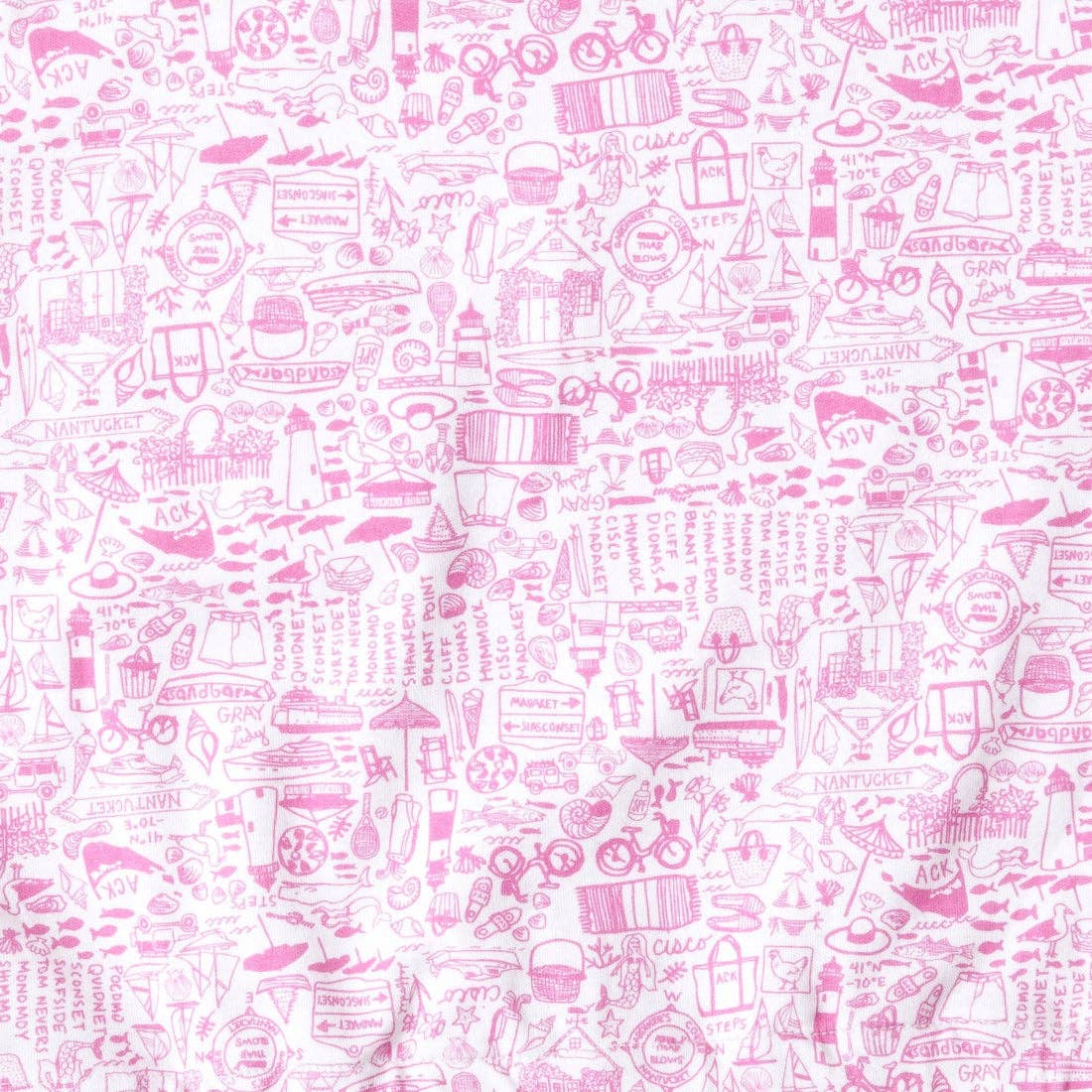 Joy Street Nantucket PJ's Pink Peony