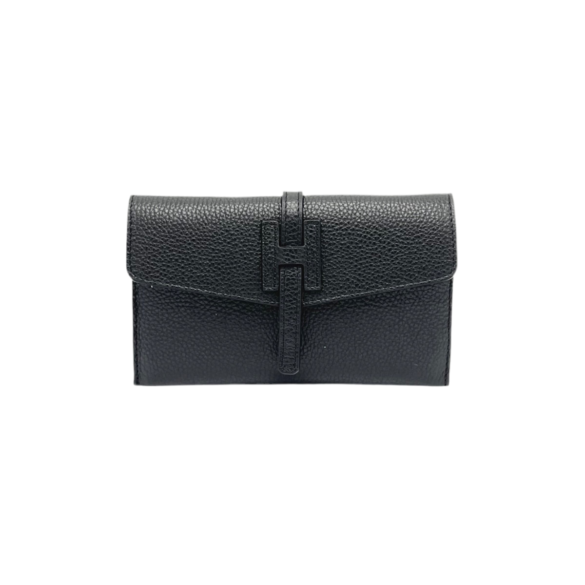 Black Leather Mini Clutch