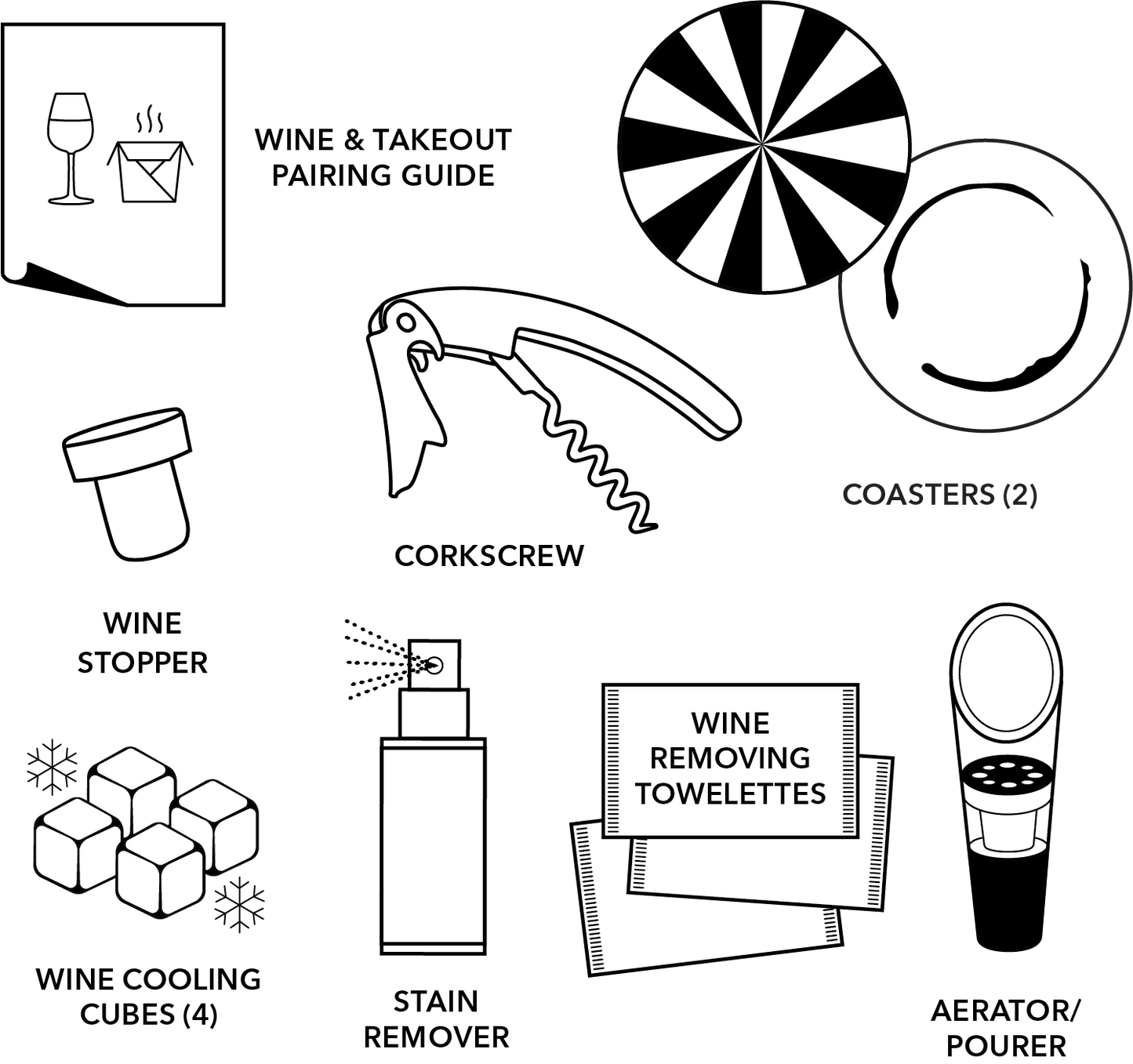 Wine Night Kit | Nutcracker, Pink Gifts for Women