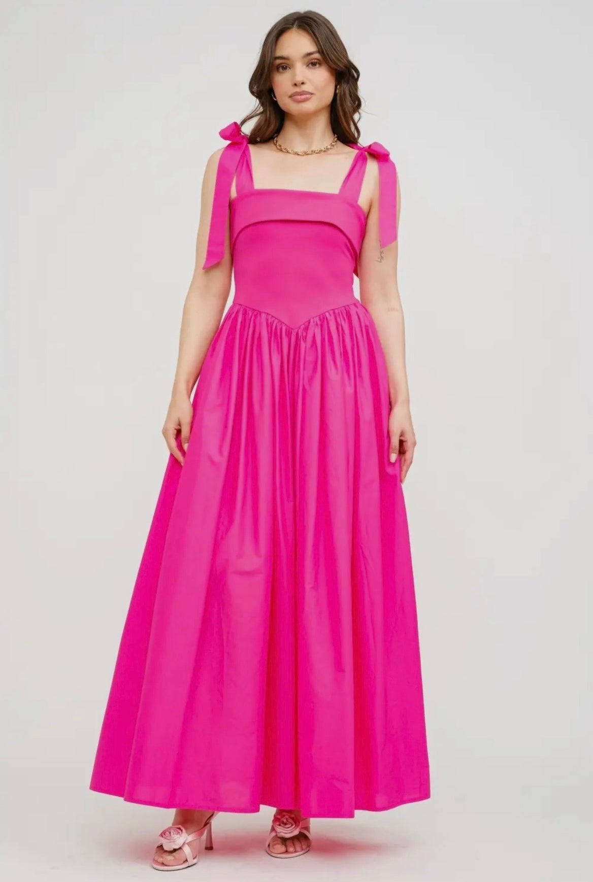 Karina Fuchsia Dress