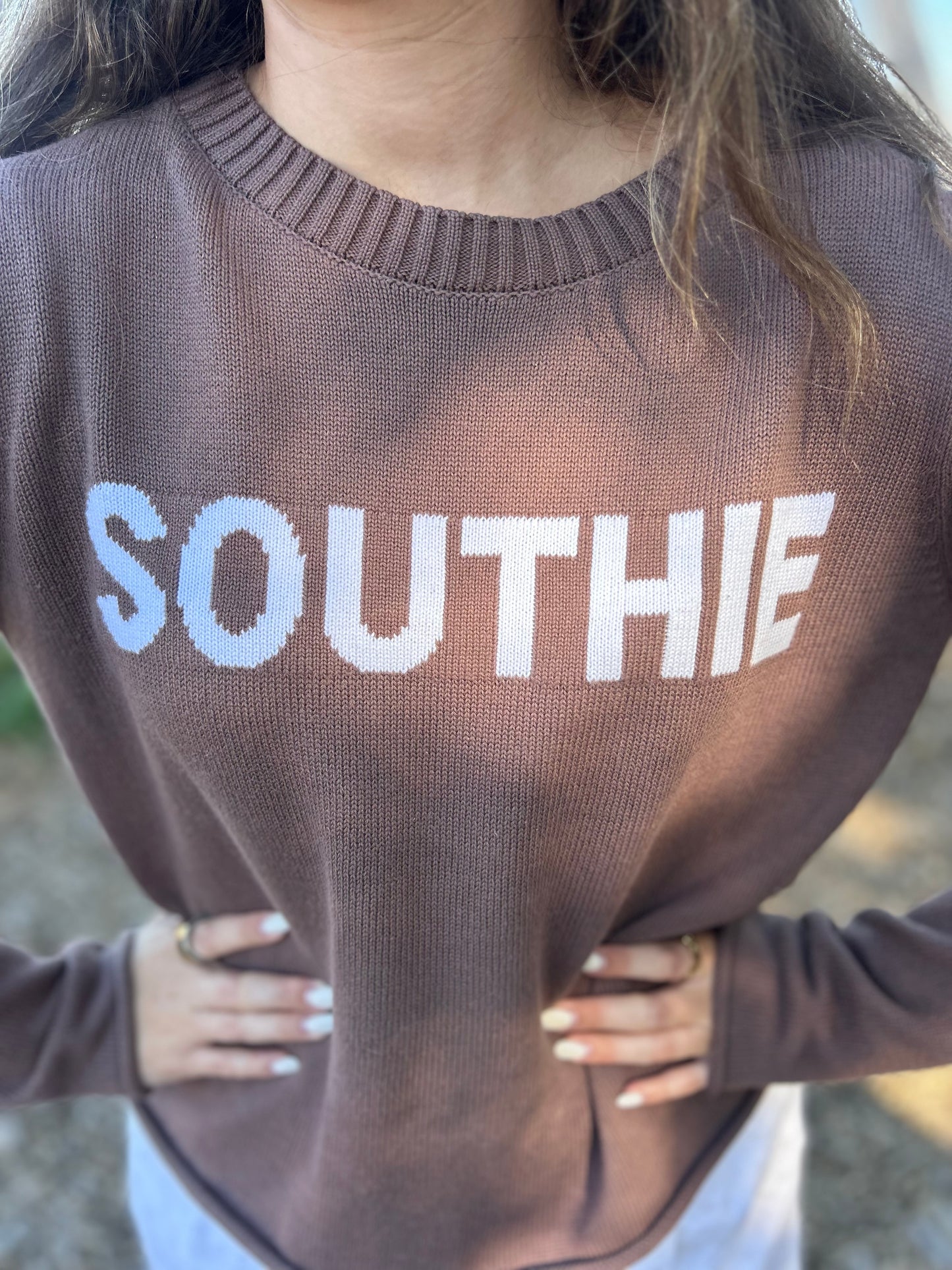 Southie Sweater- Brown