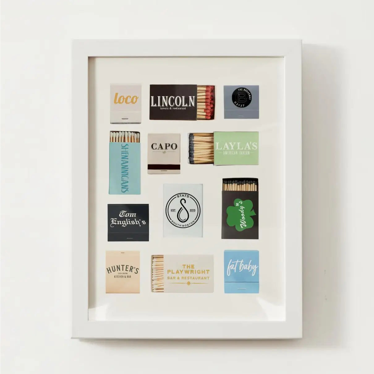 Southie Matchbox Wall Art