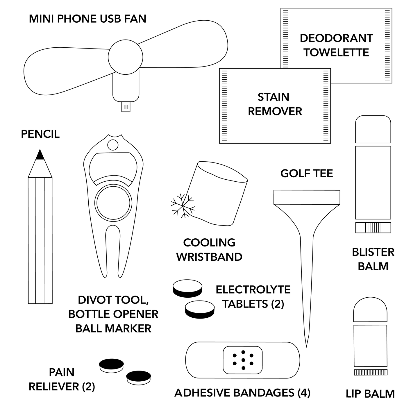 "Tee Time" Golf Kit | Holiday Gifts for Men, Dads