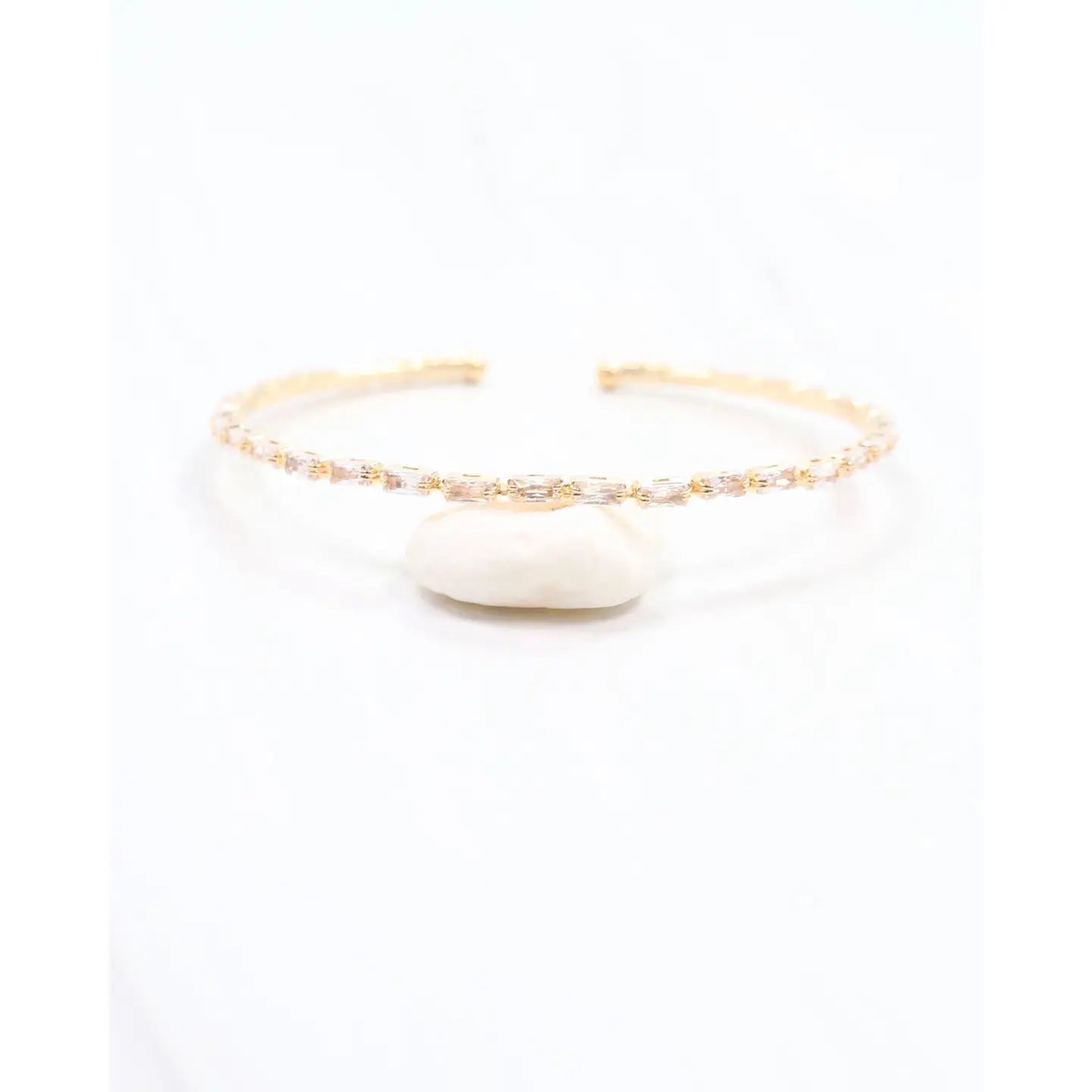 Hawthorne Cz Cuff Bracelet Gold