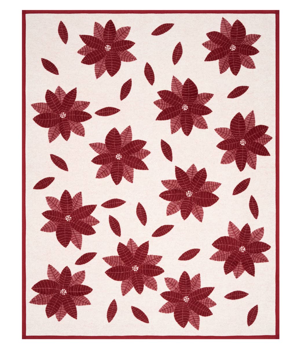 Chappy Wrap Poinsettias Blanket