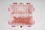 Wicker Bucket Daisy Flower Purse