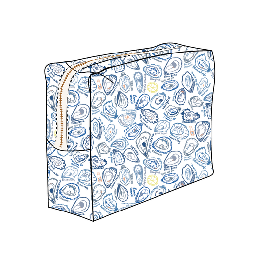 Oysters Large Travel Pouch
