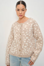 Malia Deer Print Cardigan