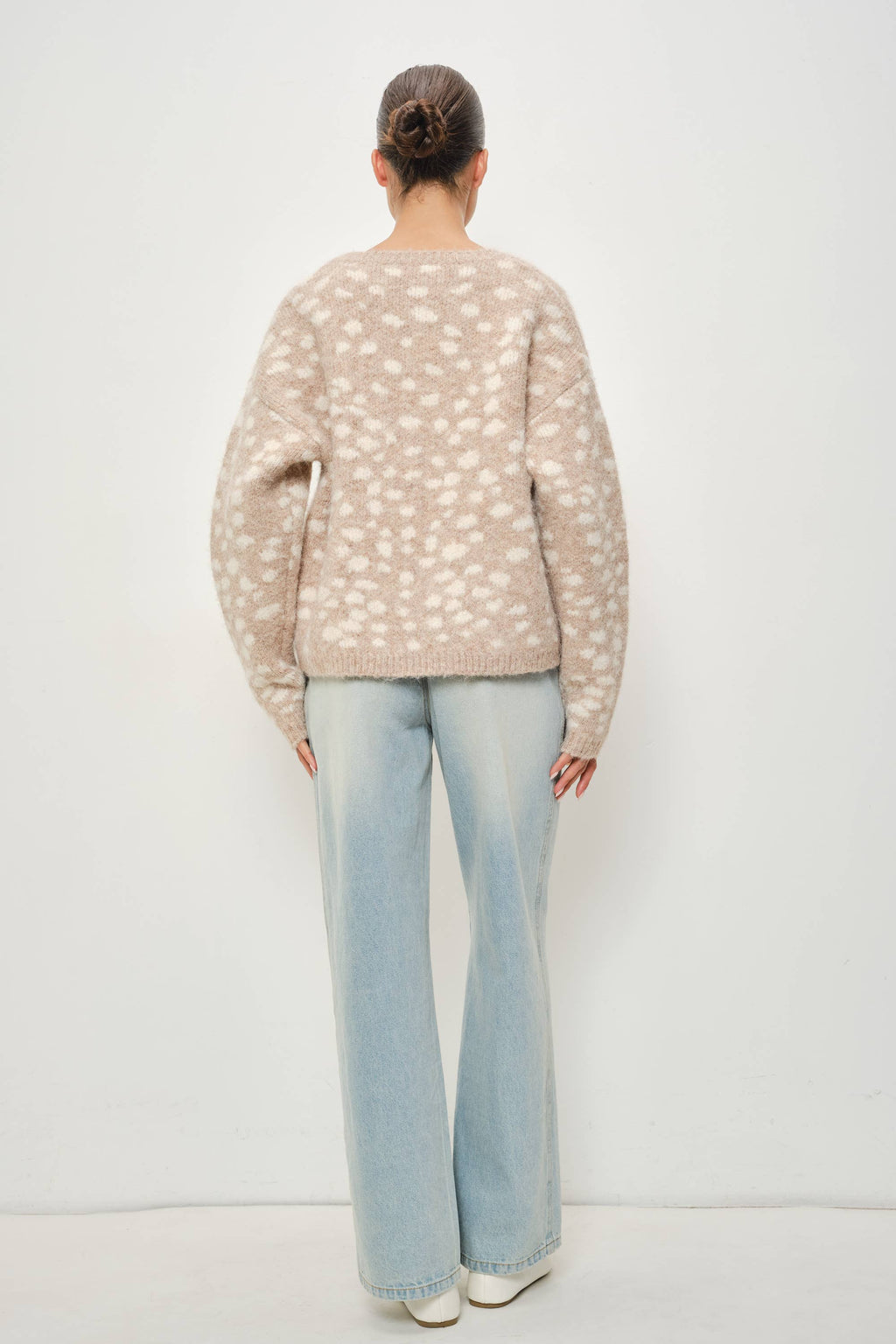 Malia Deer Print Cardigan