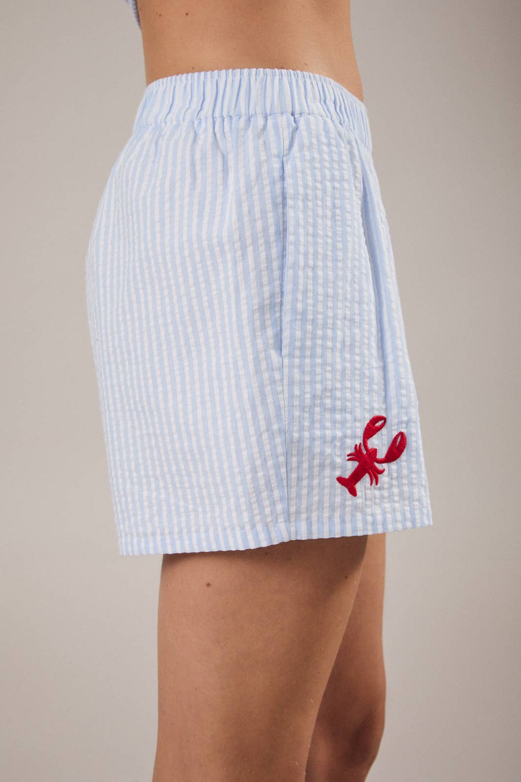 Lobster Embroidered Boxer Shorts