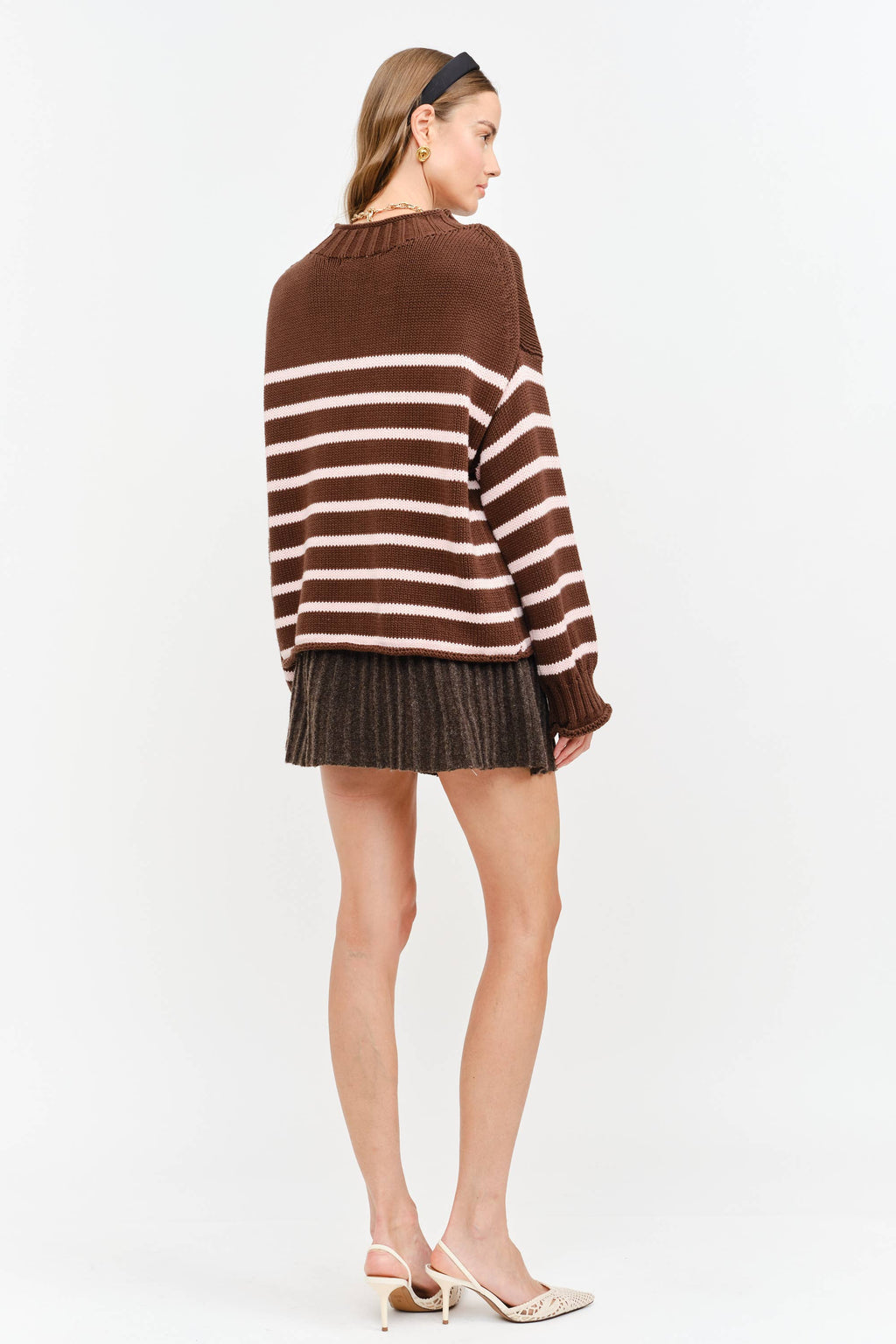 Skylar Sweater- Brown