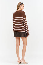 Skylar Sweater- Brown