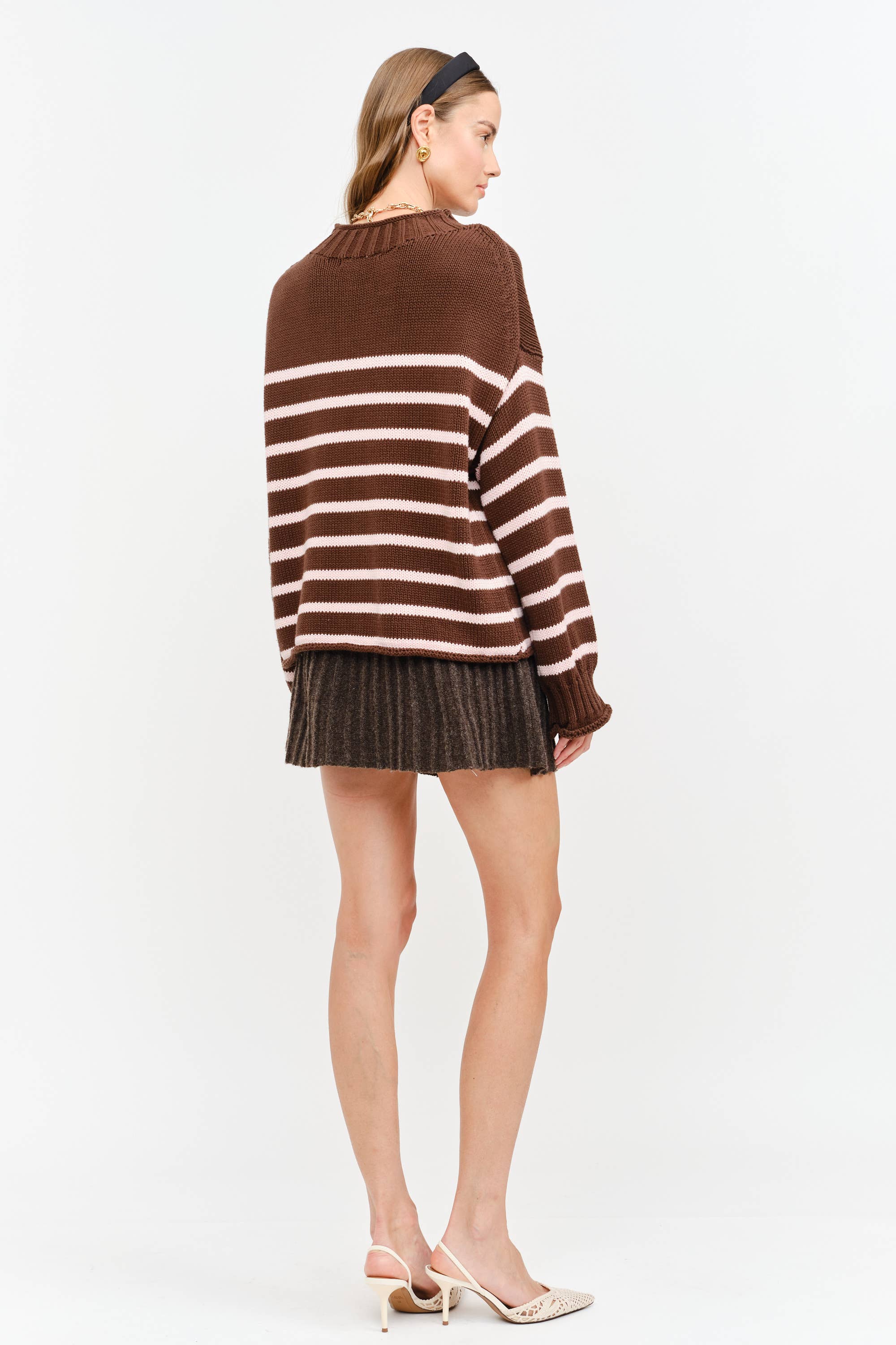 Skylar Sweater- Brown