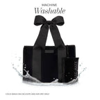 Special Edition Bow Midnight Black Jelly Tote w/ Phone Pouch