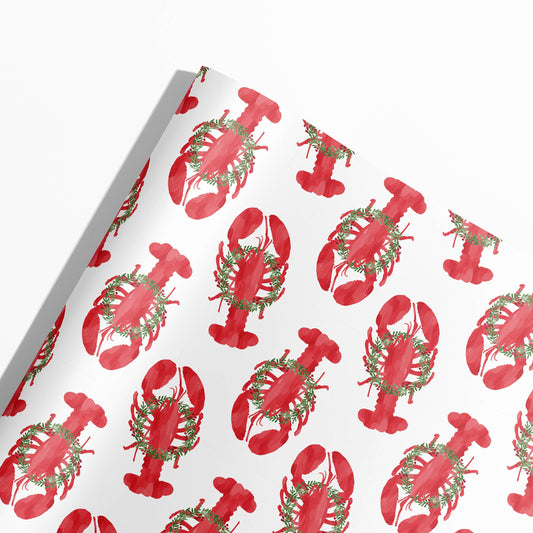 Holiday Lobster Gift Wrap