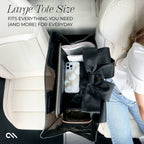 Special Edition Bow Midnight Black Jelly Tote w/ Phone Pouch