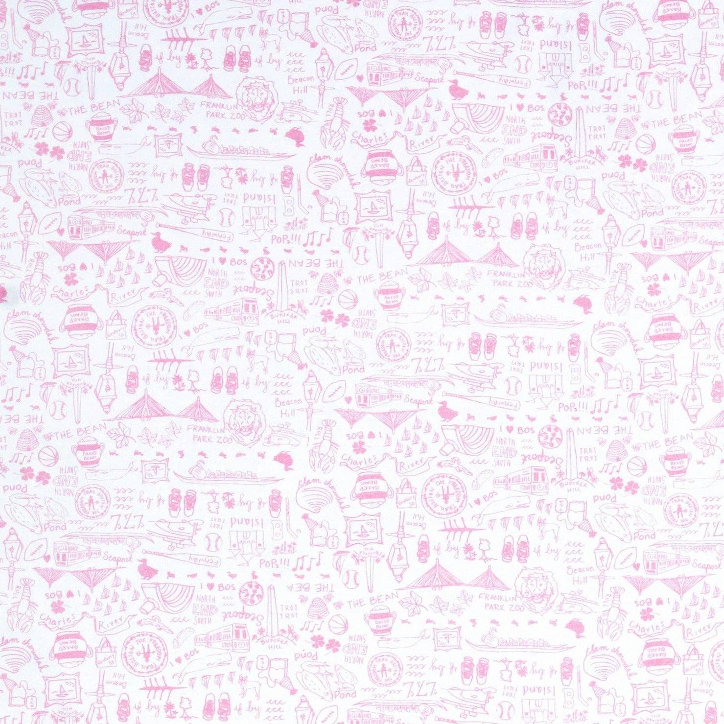 Joy Street Boston Zip Baby Onesie - Pink