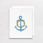 Holiday Anchor Greeting Card Set | Set of 6 Christmas Cards