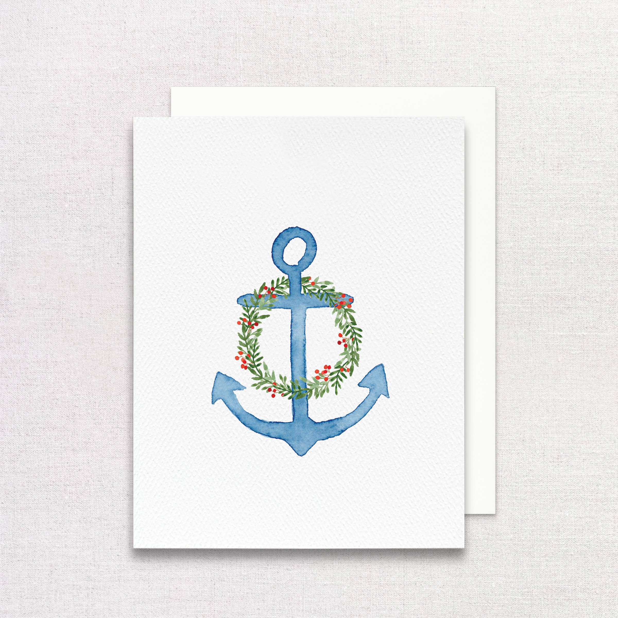 Holiday Anchor Greeting Card Set | Set of 6 Christmas Cards