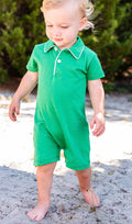 Baby Boy Green Romper