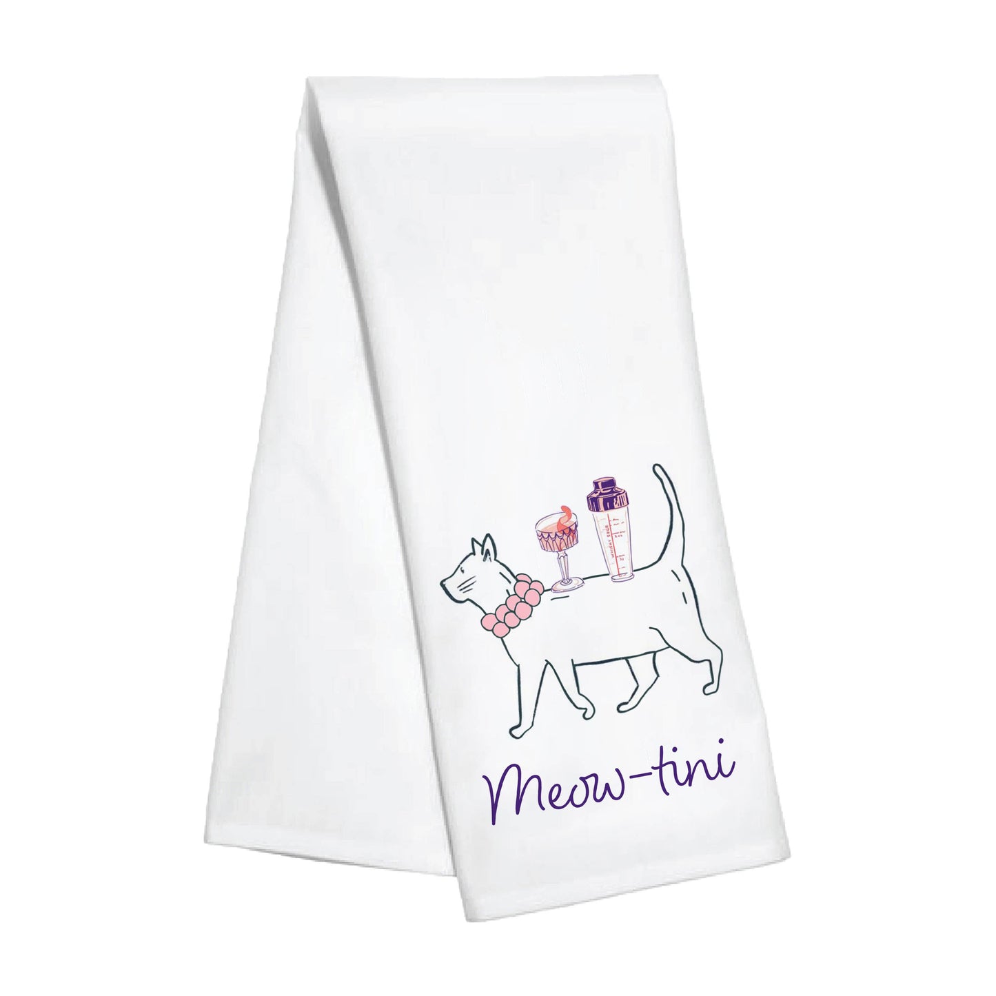 Kitchen Towel - Meow-tini