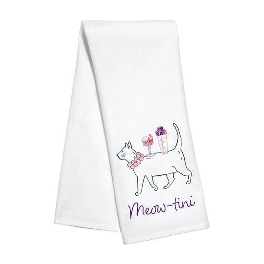 Kitchen Towel - Meow-tini