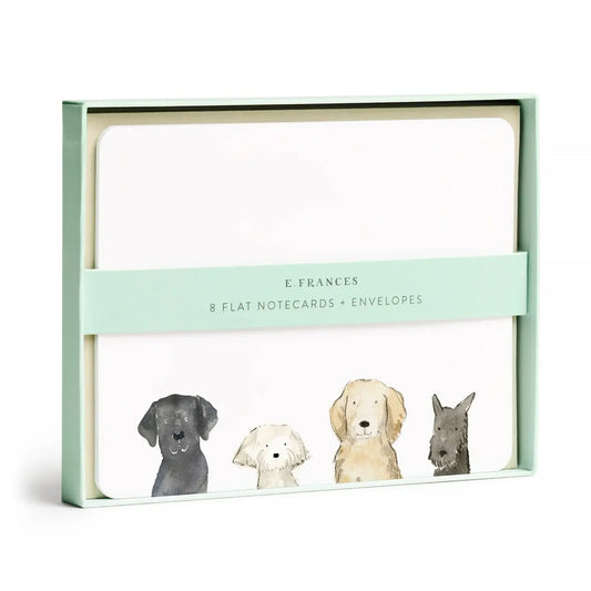 Dog Days Flat Notes (Boxed Set of 8) | Notecards Stationery