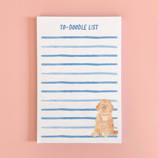 To-Doodle Notepad | Goldendoodle Notepad | To-Do Dog Notepad