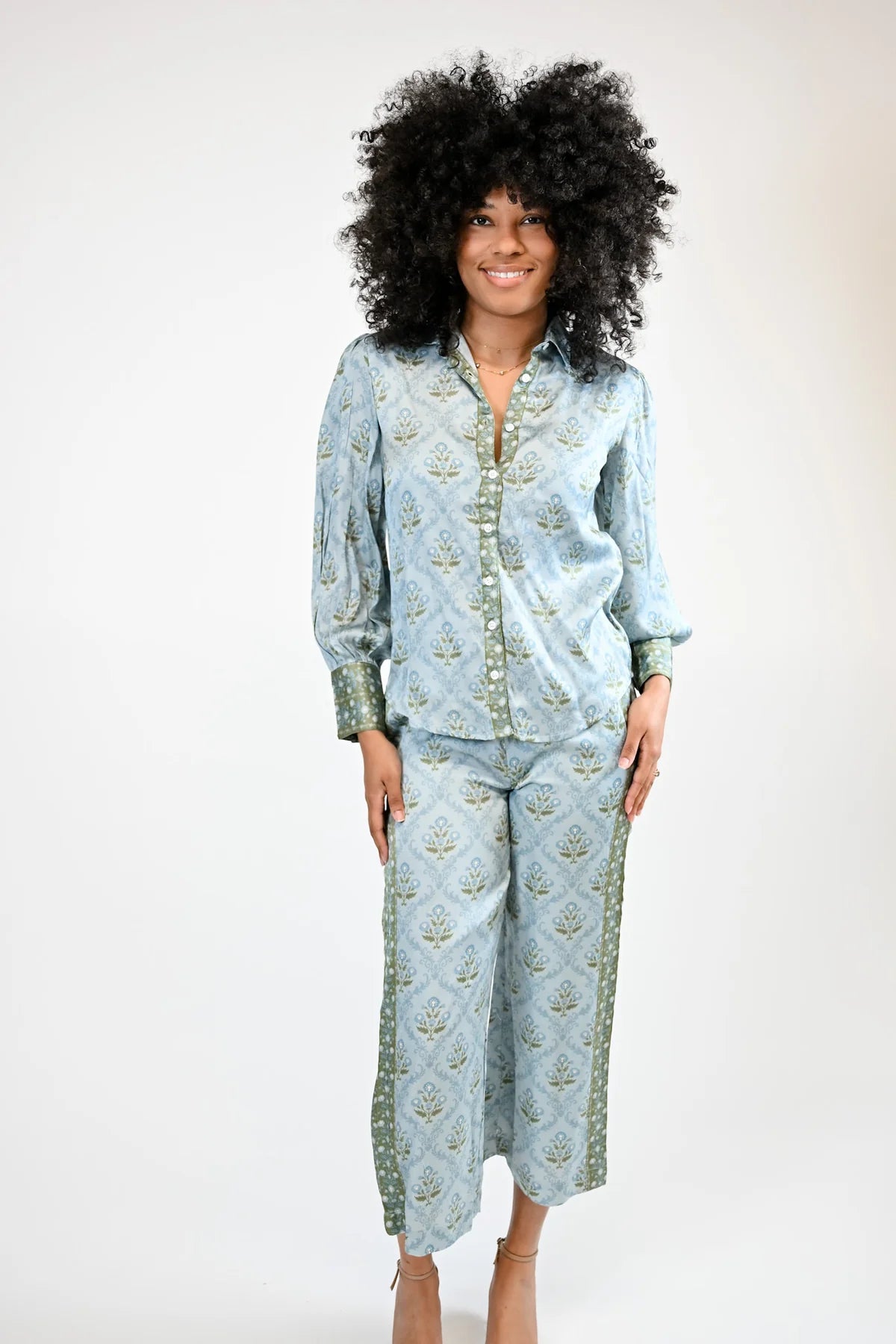 Victoria Dunn Zara Blouse Frosted Ember