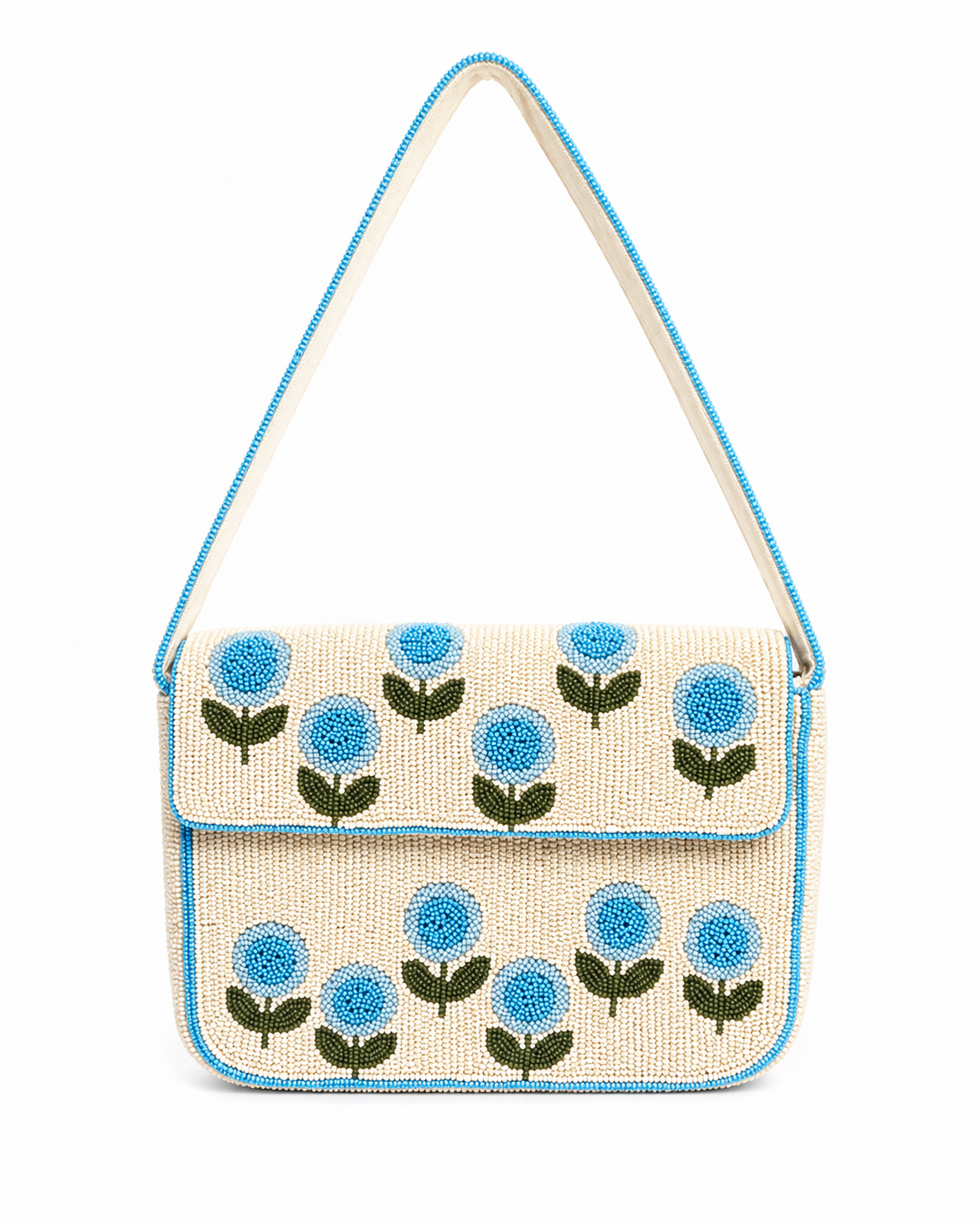 Signature Hydrangea Beaded Shoulder Bag – Harry & Lou South Boston
