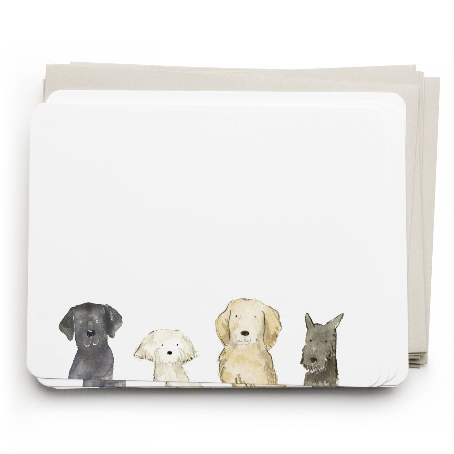 Dog Days Flat Notes (Boxed Set of 8) | Notecards Stationery