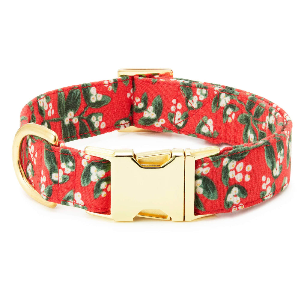 Rifle Paper Co. x TFD Mistletoe Dog Collar