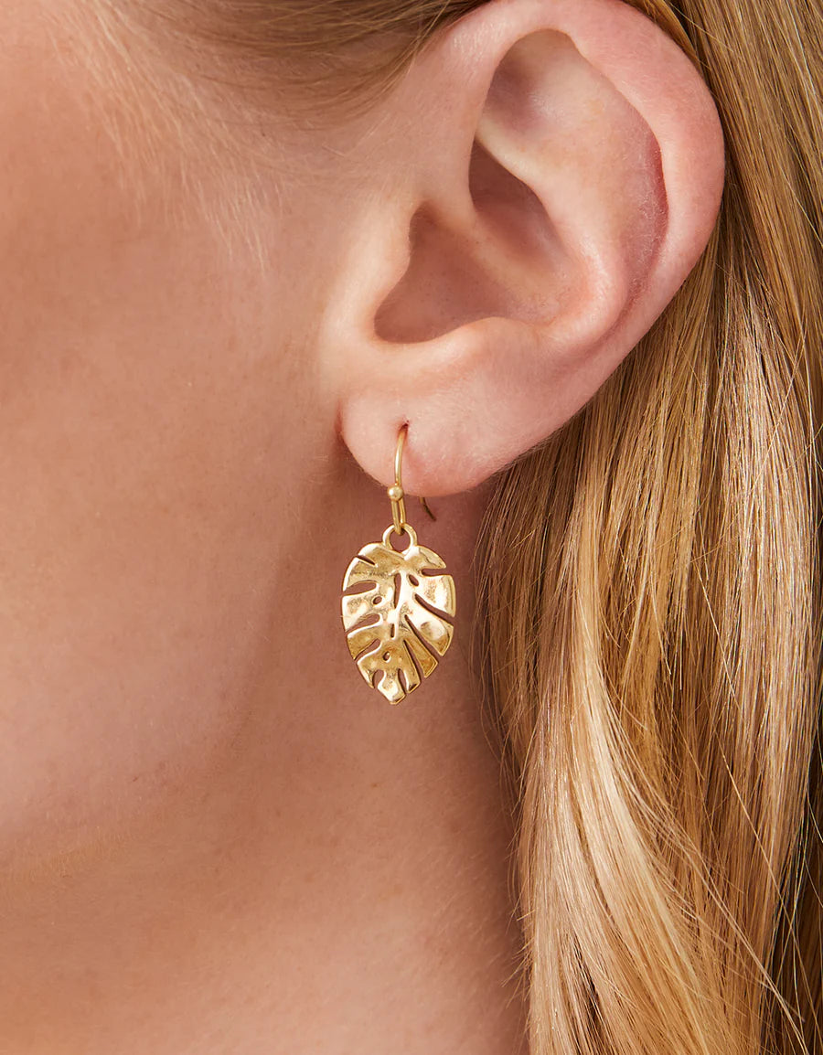SP Monstera Earrings