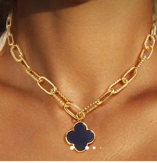 Black Clover Necklace