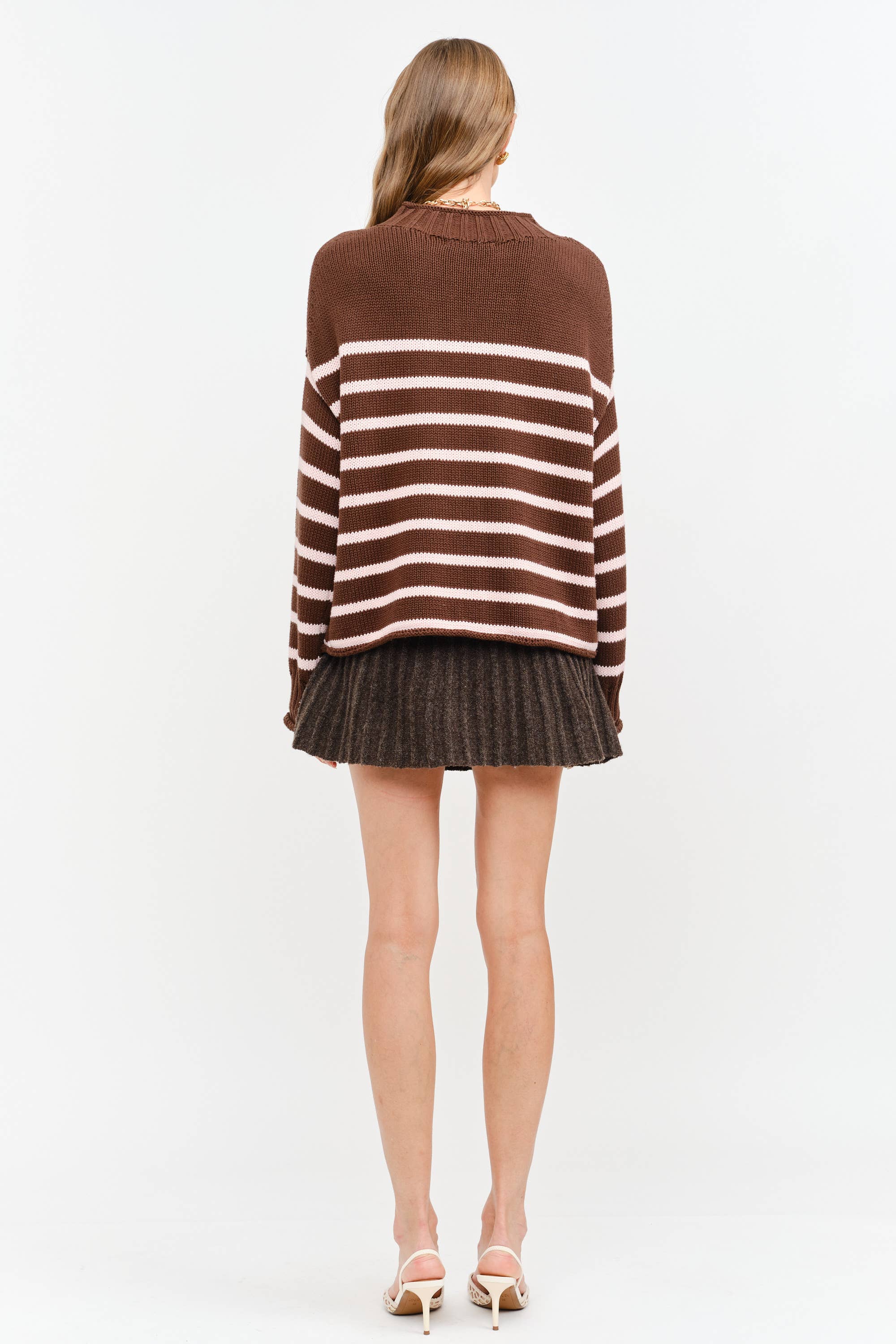Skylar Sweater- Brown