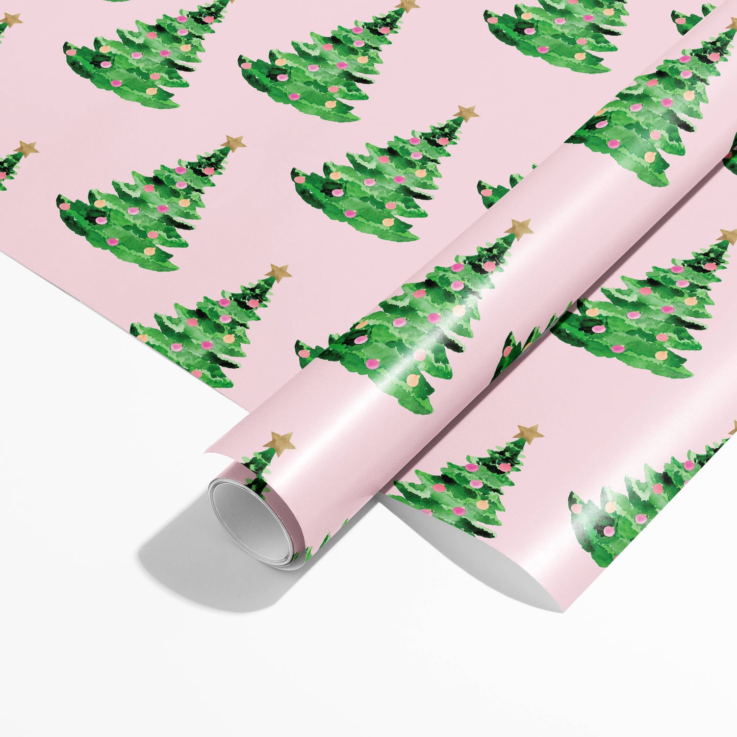 Pink Christmas Gift Wrap
