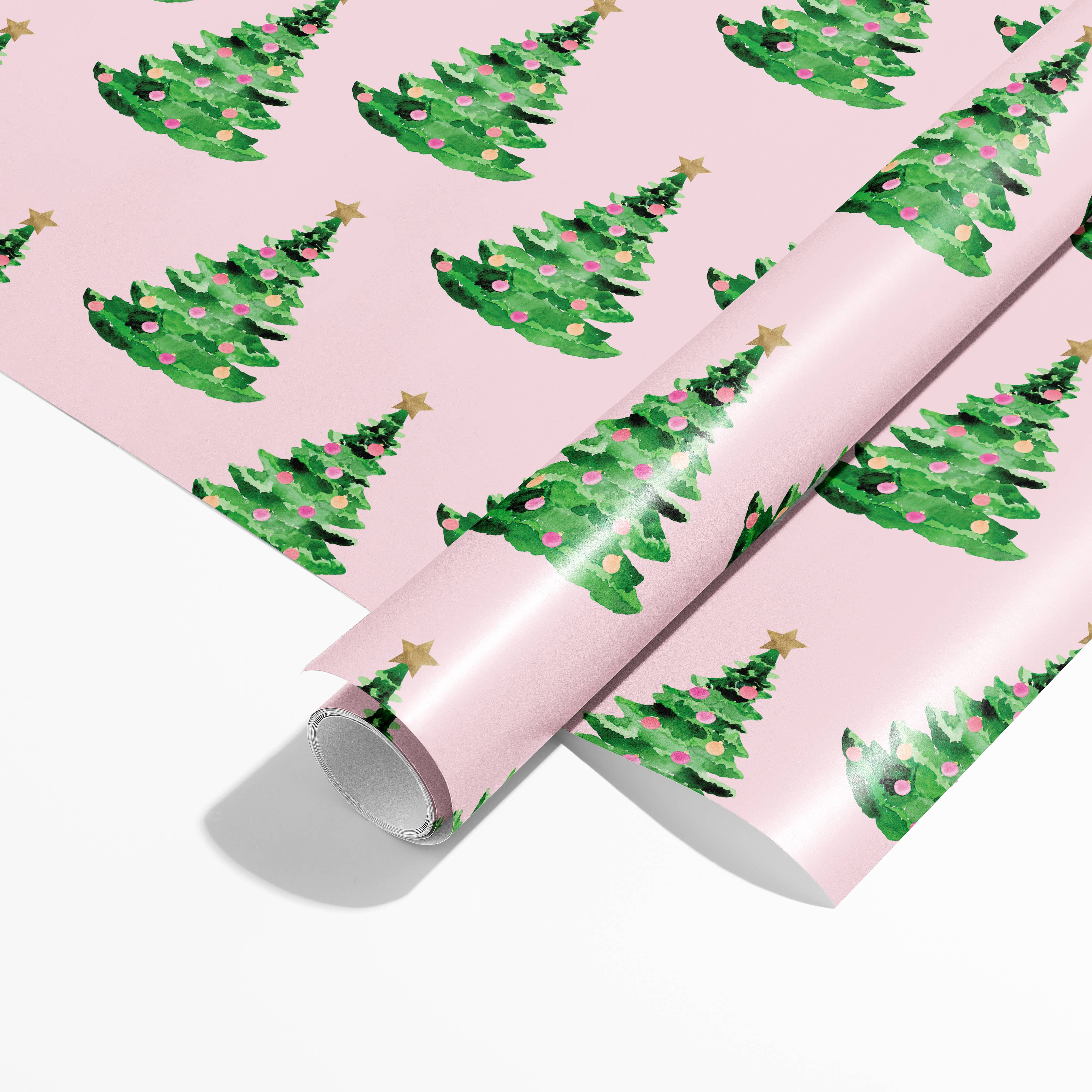 Pink Christmas Gift Wrap