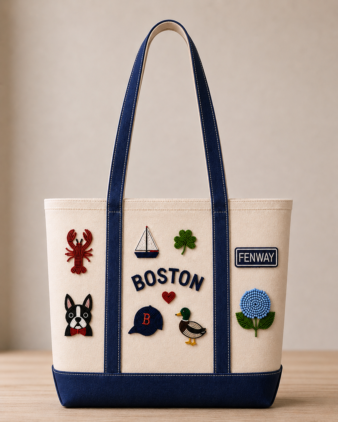 PRE-ORDER Signature Boston Beaded Tote