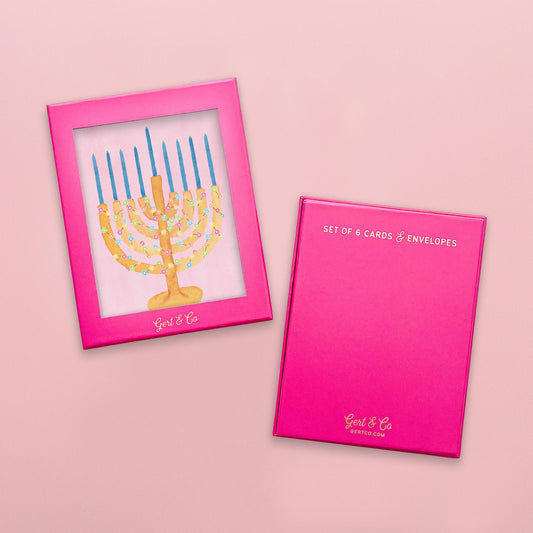 Chrismukkah Greeting Card | Menorah Card