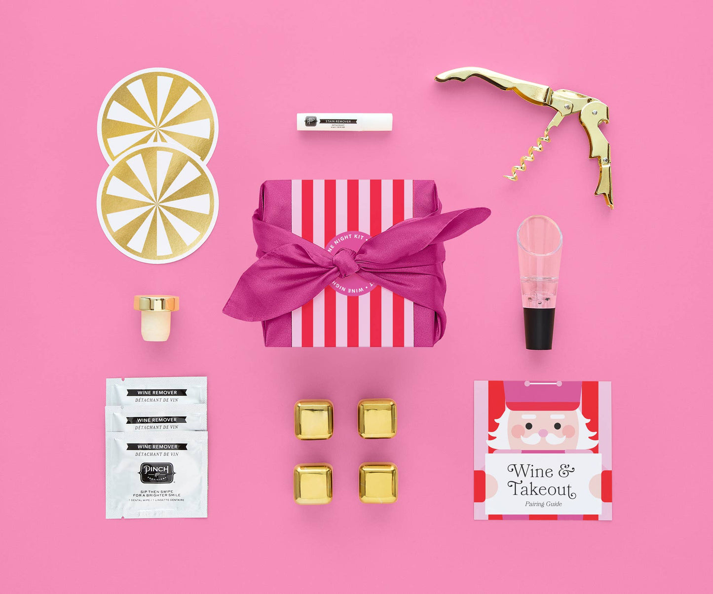 Wine Night Kit | Nutcracker, Pink Gifts for Women