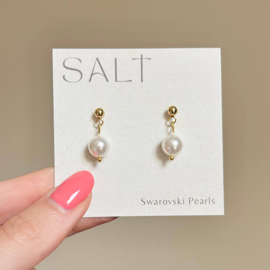 Swarovski Pearl Drop Earrings