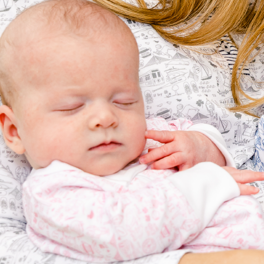 Joy Street Boston Zip Baby Onesie - Pink