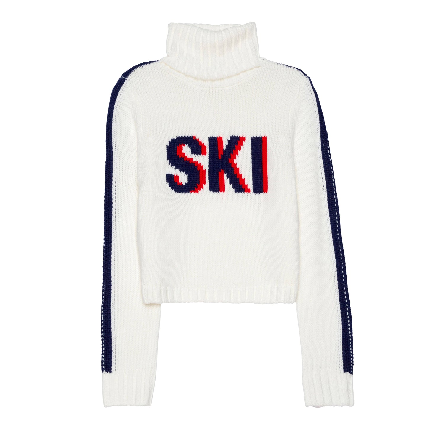 Jade Turtleneck Sweater - Ivory Ski