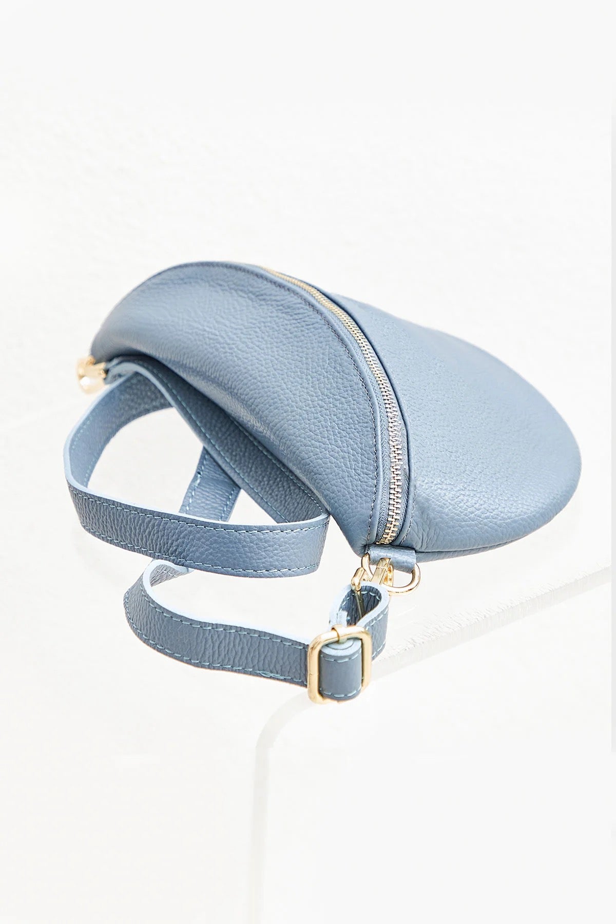 Shelly Powder Blue Belt Bag