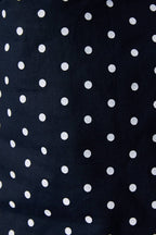 Navy Polka Dot Set