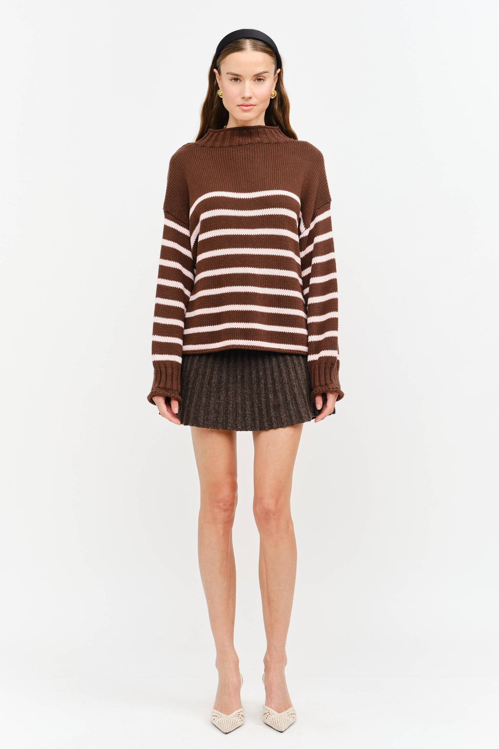Skylar Sweater- Brown