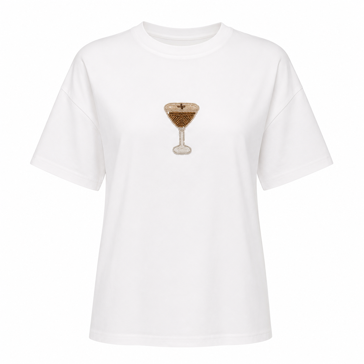 Espresso Martini Beaded T-Shirt