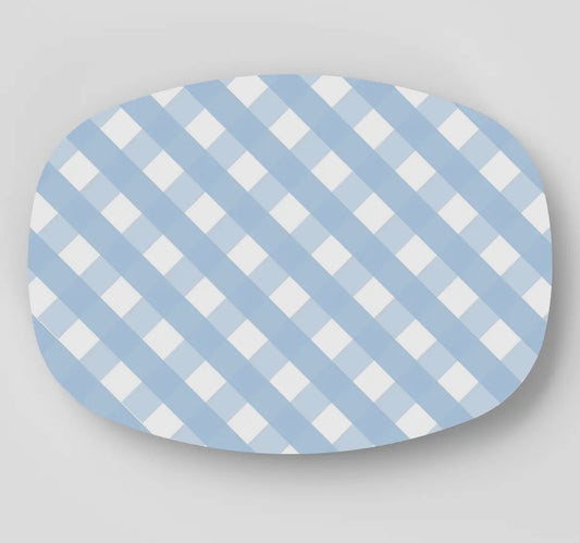 Gingham Serving Trey