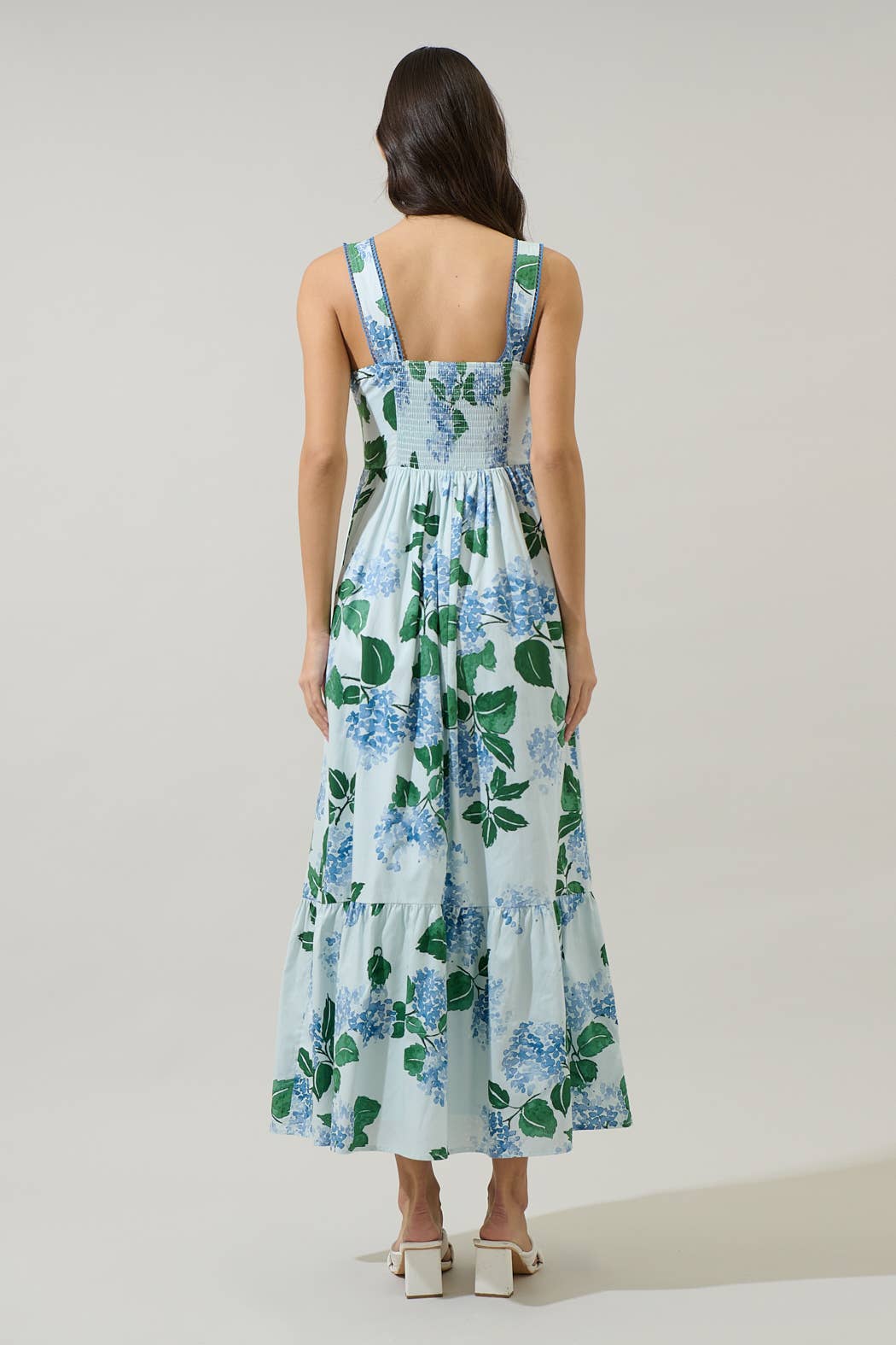 Mirla Floral Krisy Sleeveless Maxi Dress