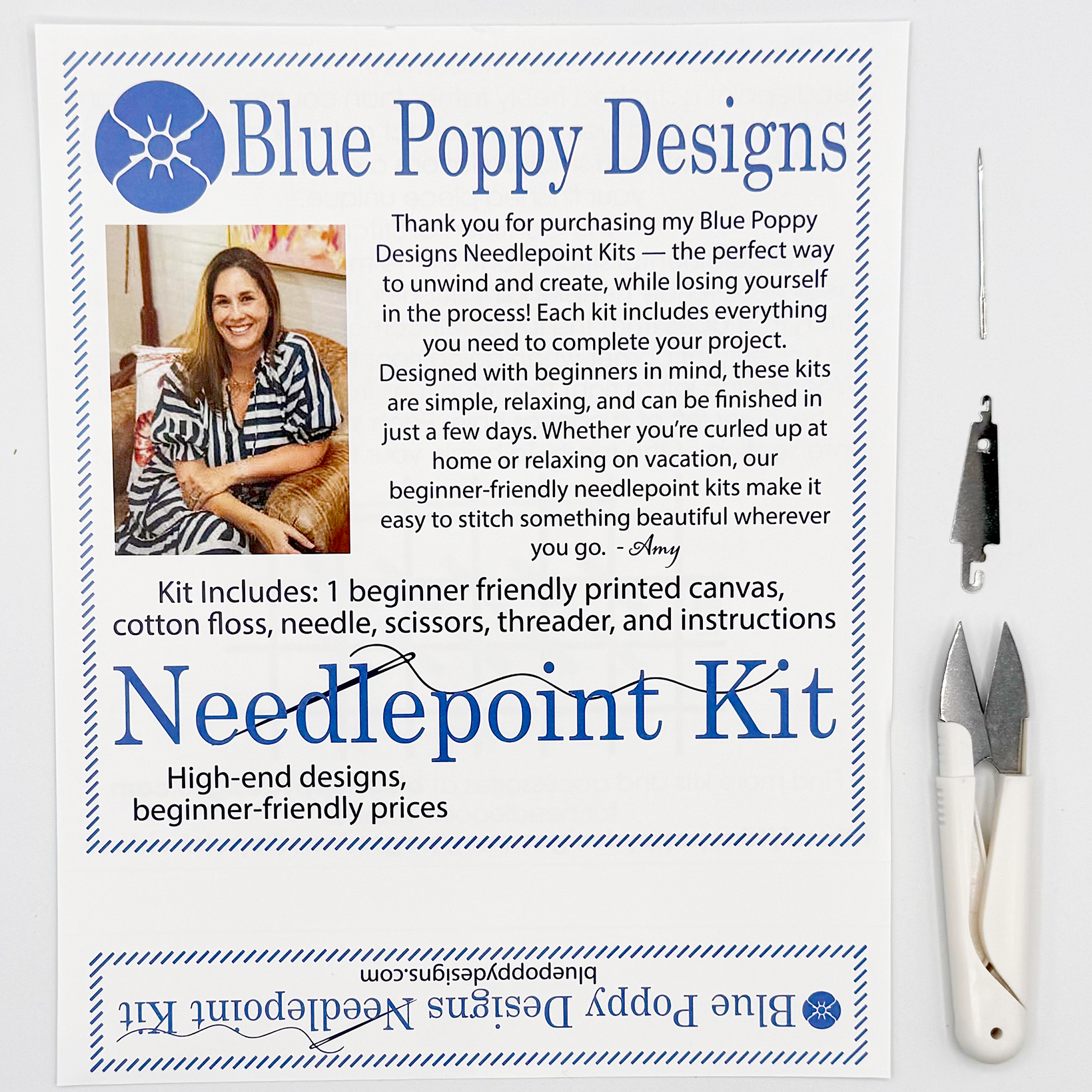 Oyster Needlepoint Kit